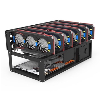 Rig Mining Frame สำหรับ 4,6 GPU Eth/Etc/Zec ราคาสุดคุ้ม พร้อมส่ง ส่งเร็ว ประกันไทย CPU2DAY