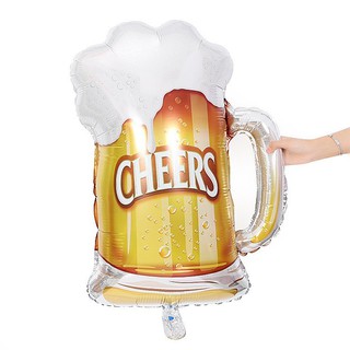 ลูกโป่งแก้วเบียร์ Beer Cheers Balloon ขนาด 90*45cm