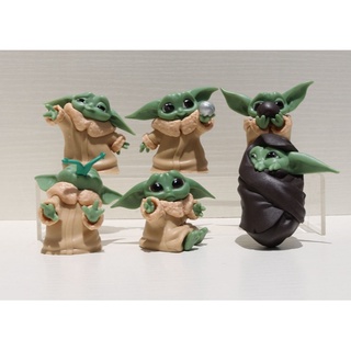 Chamaa โมเดล Baby Yoda เบบี้ โยดา จากสตาร์วอร์ เซต 6 ตัว