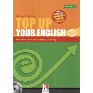 DKTODAY หนังสือ TOP UP YOUR ENGLISH 1:STUDENTS BOOK WITH CD