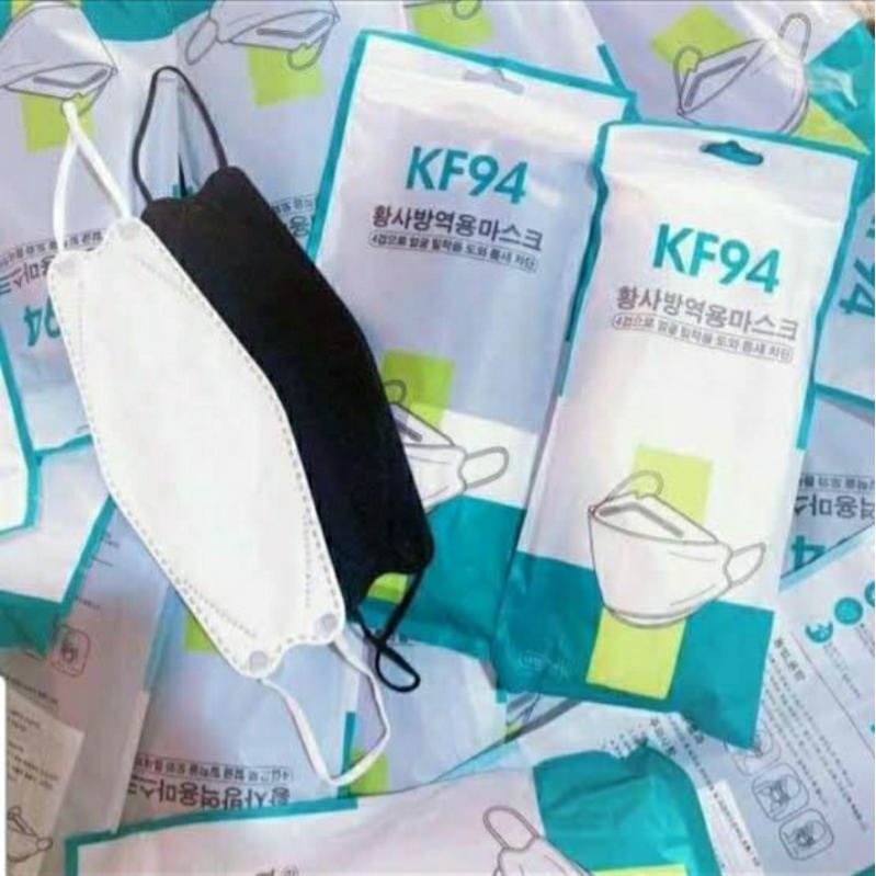 หน้ากากอานามัย เกาหลี KF94 กันเชื้อโรค กันฝุ่น ทรงเกาหลี 3D แพ็ค10ชิ้น คุณภาพดี