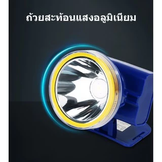 [YAGE]ไฟฉายคาดหัว ไฟคาดหัวแบตลิเธียม ความสว่างสูง หัวไฟขนาดใหญ่ สวิตช์หมุนหรี่ได้ ใช้งานต่อเนื่อง8-20ชั่วโมง