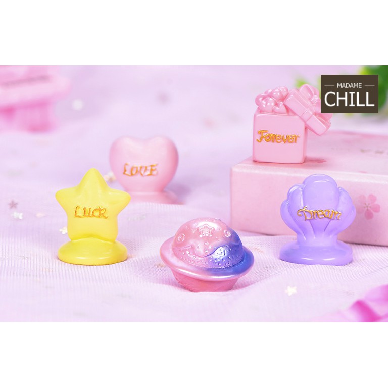 [MC840] ตุ๊กตุ่นจิ๋ว ของตกแต่ง สีหวานแว๋ว 🐚⭐ (1 ชิ้น ราคา 10 บาท)