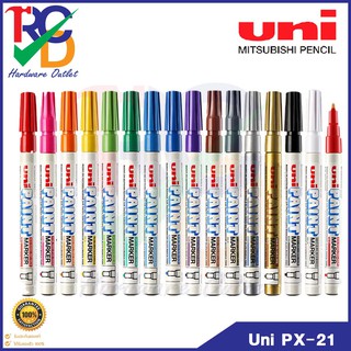 ปากกาเคมี PX-21 ปากกาเพ้นท์ Uni-Paint marke สามารถเขียนได้บน…