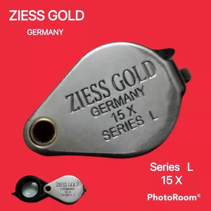 กล้องส่องพระสแตนเลส ZIESS GOLD ขยาย 15 X กล้องส่องพระ เครื่องประดับ เลนส์กว้าง