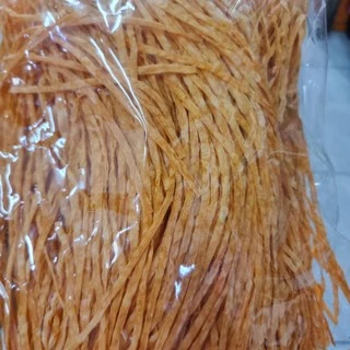 ปลาเส้น รสบาบีคิว ถุงใหญ่ อร่อย สะอาด ขนมปลาเส้นยาว
