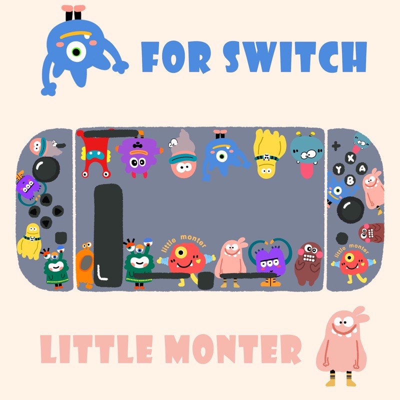 เคส Nintendo Switch สกรีนลาย Little Monster