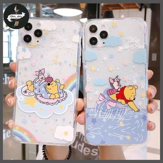 -พร้อมส่งในไทย-เคสซิลิโคน สกรีนลายการ์ตูนหมี TPU นิ่ม ใช้สำหรับIPทุกรุ่น#814