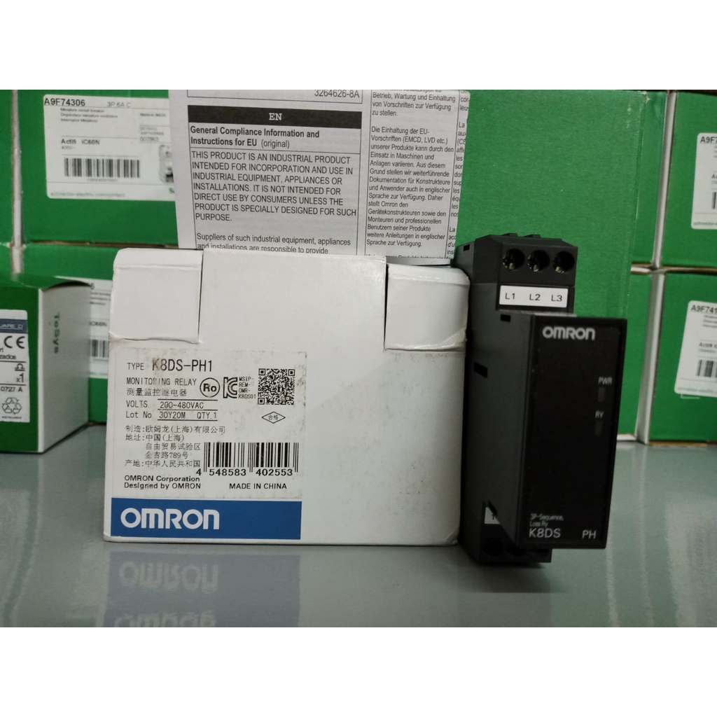 Omron K8DS-PH1 รีเลย์เฟส K8DSPH1 OMRON / K8DS รีเลย์เฟส