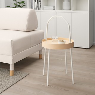 โต๊ะข้างเตียง  IKEA(อิเกีย)💛💙 โต๊ะข้างเตียงแบบมีด้ามจับ