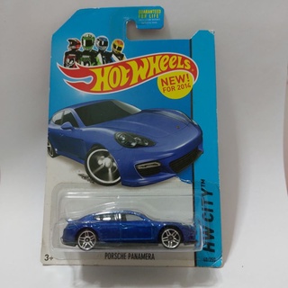 รถเหล็ก Hotwheels POSCHE PANPMERA สีน้ำเงิน (ib27)