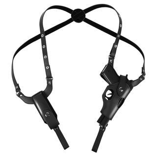 Tactical Shoulder Holster Adjustable Underarm Gun Holster with Magazine Pouch Military Handgun Carry Pouch Hunting Acces