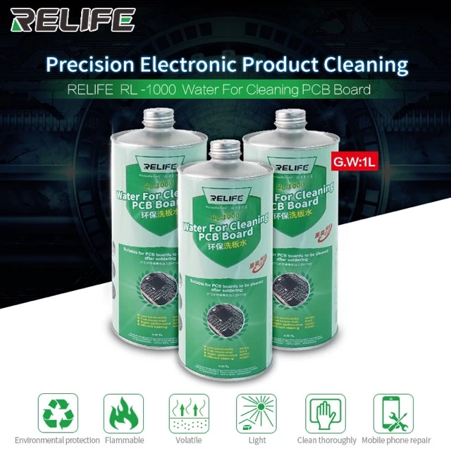 น้ำยาทำความสะอาดแผงวงจรอิเล็กทรอนิกส์ ล้างเมนบอร์ด RELIFE RL-1000