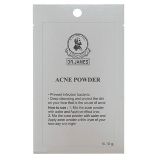 DR.James Acne Powder 10g ดร.เจมส์ แอคเน่ พาวเดอร์ 10g