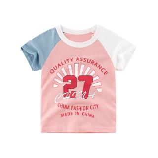 2021ღพร้อมส่ง ฝ้ายสาวฤดูร้อนใหม่ของเกาหลีใต้ลำลองแขนสั้นเสื้อยืด