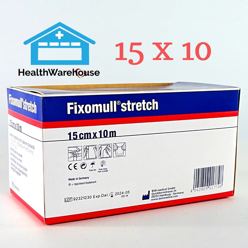Fixomull Stretch 15 cm x 10 m ฟิกซ์โซมูล เทปปิดแผล ยืดได้
