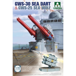 พลาสติก โมเดล ประกอบ TAKOM สเกล 1/35 GWS-30 SEA DART &amp; GWS-25 SEA WOLF (2138)