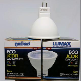 LED ECO JCDR MR16 220V 6W GU5.3 DIMMABLE LUMAX