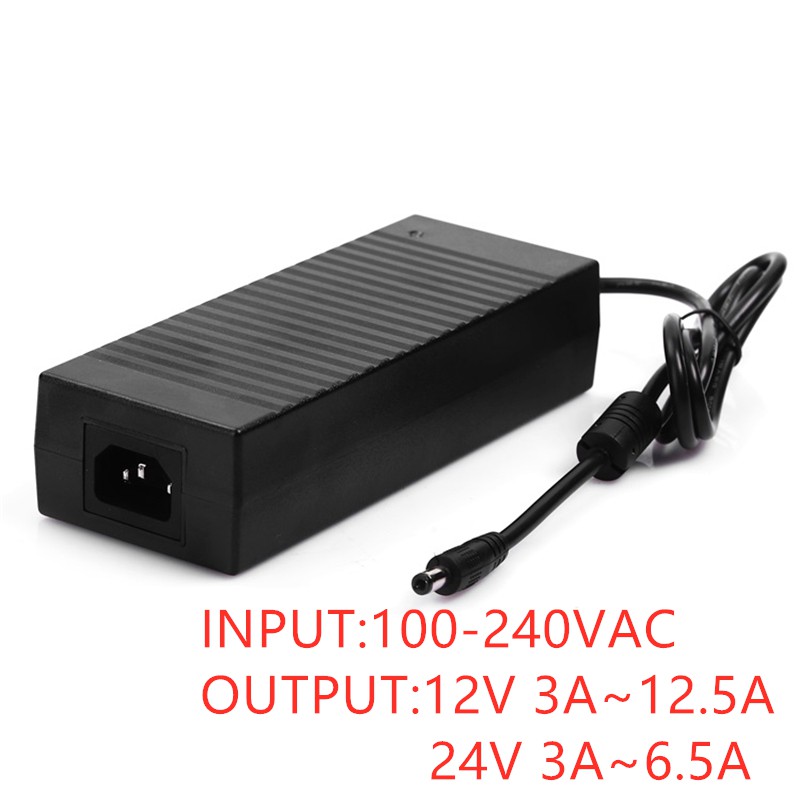 HONGPOE Power Adapter Supply AC 110 V/220 V ถึง DC 12 V 24 V หม้อแปลง 2.5A 3A 4A 5A 6A 7A 8A 10A 12.