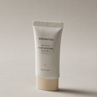 พร้อมส่ง/แท้ Aromatica Soothing Aloe Mineral Sunscreen