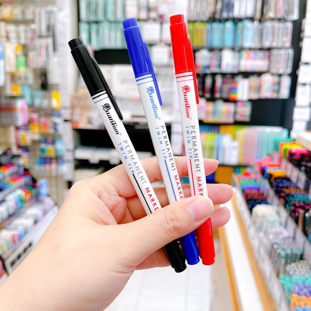 ปากกาเขียน CD 2 หัว Quantum DVD รุ่น 1020