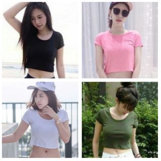 เสื้อครอป 80฿ ส่งฟรี