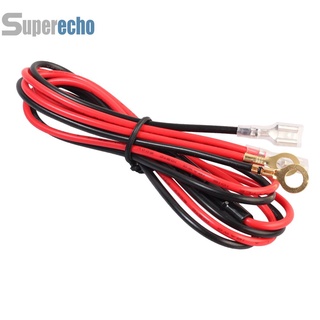 Sup สายเคเบิลที่จุดบุหรี่ในรถยนต์ 1 เมตร 3.3 ฟุต 18AWG 10A พร้อมฟิวส์