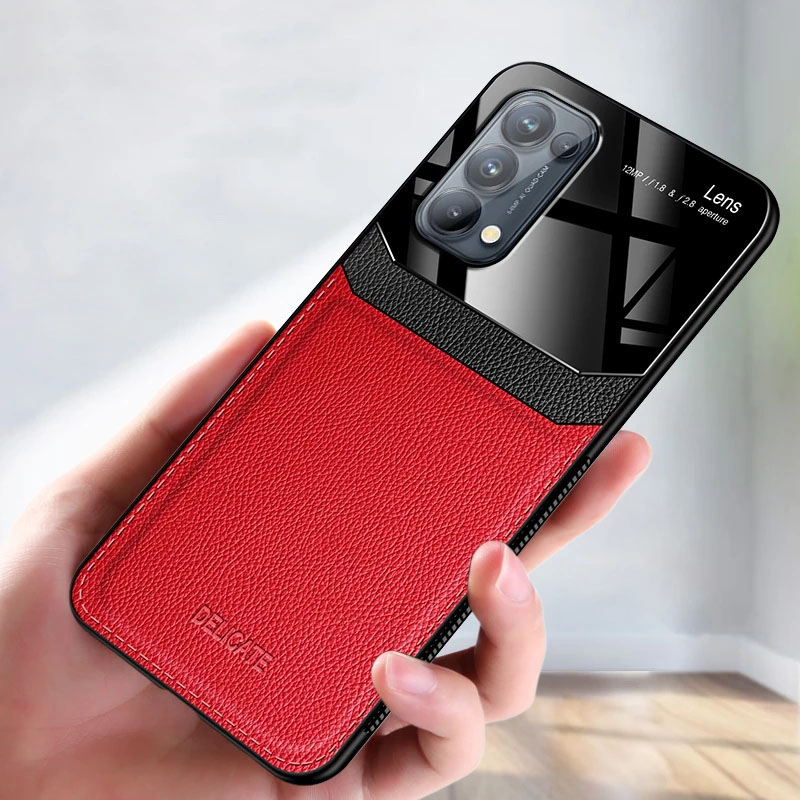 Oppo Reno Reno Pro 5G Fashion Shockproof Case Leather Mirror