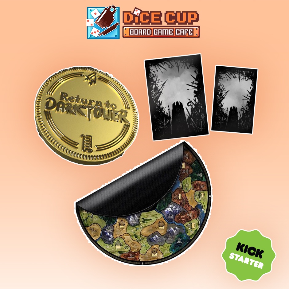[ของแท้] ADD ON Sets for Return to Dark Tower [Coin of the Realm+Neoprene Board+Custom Card Sleeves]