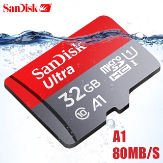 Sandisk Micro SD 32GB การ์ดหน่วยความจํา SD / TF แฟลชการ์ดไมโครสําหรับแท็บเล็ต / สมาร์ทโฟน