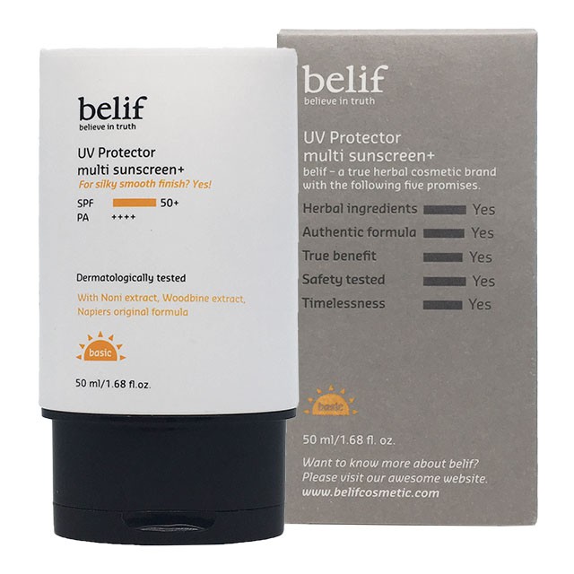 BELIF UV Protector Multi Sunscreen Plus (50ml) SPF50+/PA++++ [Made in Korea]