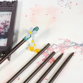 HANDMADE ปิ่นปักผมสไตล์จีนขนาด 18 / 15 ซม .