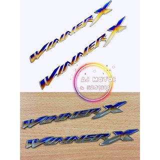 สติกเกอร์โลโก้อัลลอย RSX150 WINNER X STICKER LAMBANG HONDA RSX-150 WINNERX BODY COVER SET 1 ชุด 2 ชิ้น