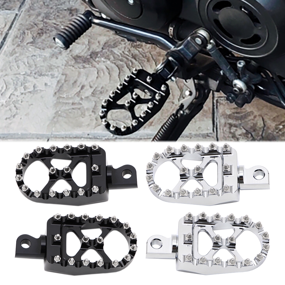 ที่พักเท้าสําหรับรถจักรยานยนต์ Harley Bobber Chopper Dyna Sportster Touring