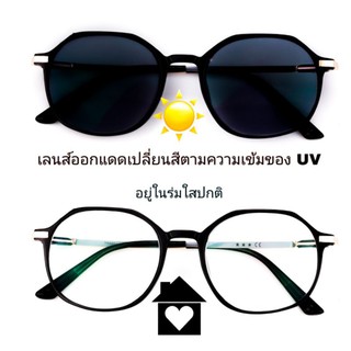 แว่นออกแดดปรับสีตามความเข้มของ UV เลนส์มัลติโค๊ตออโต้