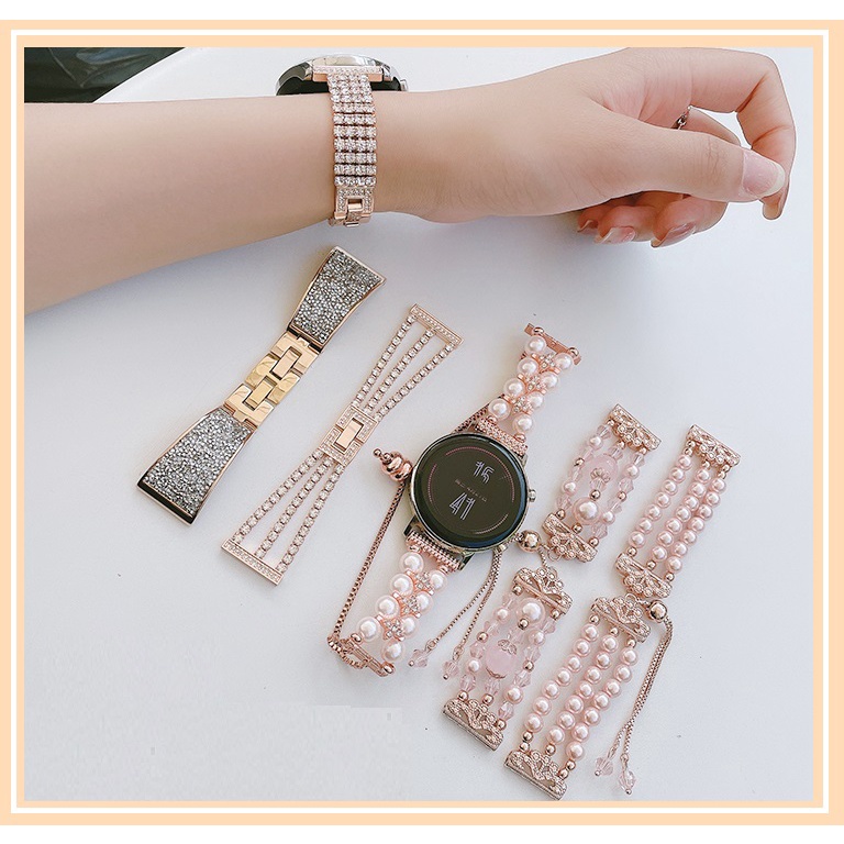 Luxury Diamonds 20mm 22mm For Huawei watch gt 6 สาย Metal Huawei watch GT 5 สาย Huawei watch GT5 Pro