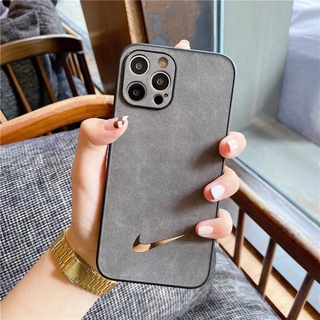 🔥พร้อมส่ง🔥เคสไอโฟน 13 11 8พลัส AJ air แนวโน้ม การ์ตูน leather หนัง เคส for iphone 12 11 pro max Xr Xs X 7 8 plus case