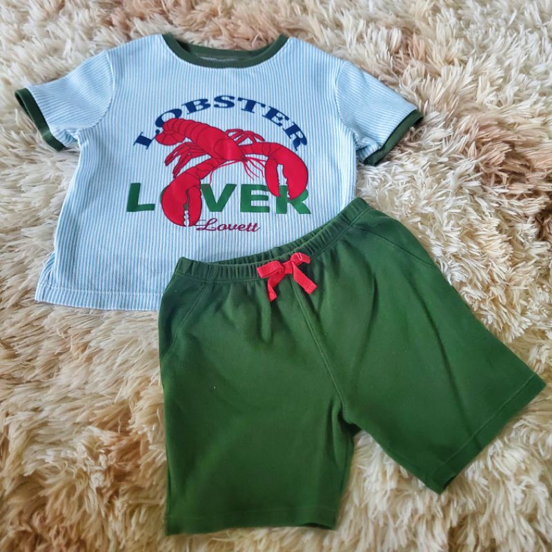Baby Lovett Lobster Collection เสื้อ+กางเกง