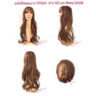 D181-D186แผ่นปิดผมบางลอนยาว TP001 ความยาว 55cm.