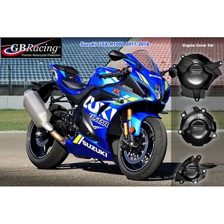 GB RACING - ครอบเครื่องกันเครื่อง(SET) ซ้าย-ขวา สำหรับ GSX-R1000 L7+