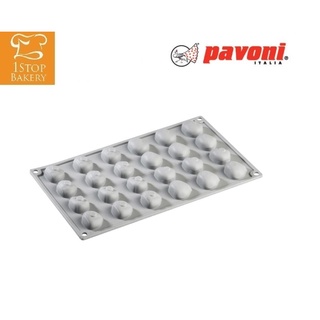 Pavoni GG011S Silicone Mould Gourmand Line Chestnuts 24 impr/พิมพ์ซิลิโคน