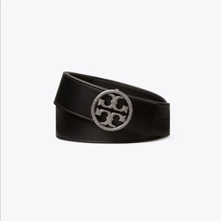 พรีฯTORY BURCH 1.5" EMBELLISHED LOGO BELT/ size xs,s.