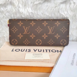 New Lv CLEMENCE monogram Wallet  ปี2021 ฝังชิพ