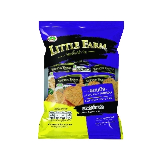 ขนมปังพริกไทยดำ ลิตเติลฟาร์ม (10ซองจิ๋ว) / Little Farm Black Pepper Crispy Bread  76 G (10 packs)