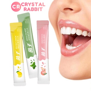 CRYSTAL RABBIT น้ำยาบ้วนปาก 10 มล. น้ำยาบ้วนปากแบบพกพา Mouthwash ลดกลิ่นปาก ฟันขาว ลมหายใจสดชื่น