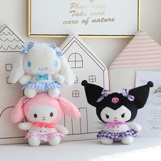 ของเล่นตุ๊กตาสัตว์ Cinnamoroll Kuromi My Melody ขนาด 20 ซม. เหมาะกับของขวัญวันเกิด วันวาเลนไทน์ คริสต์มาส