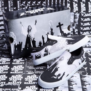 Lakai X Black Sabbath Owen Vlk black white canvas