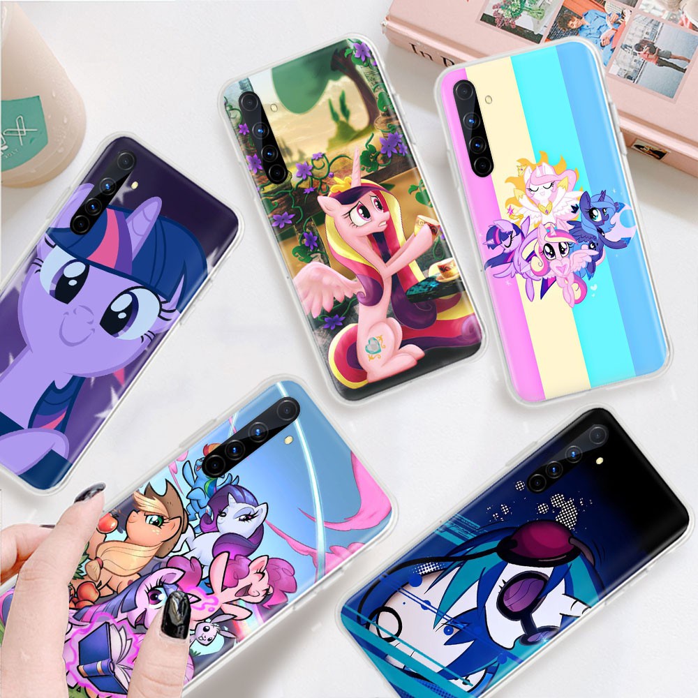 เคสใสสําหรับRealme 2 8 C21 C21Y X2 XT X50 Pro TB82 My Little Pony Rainbow Cover