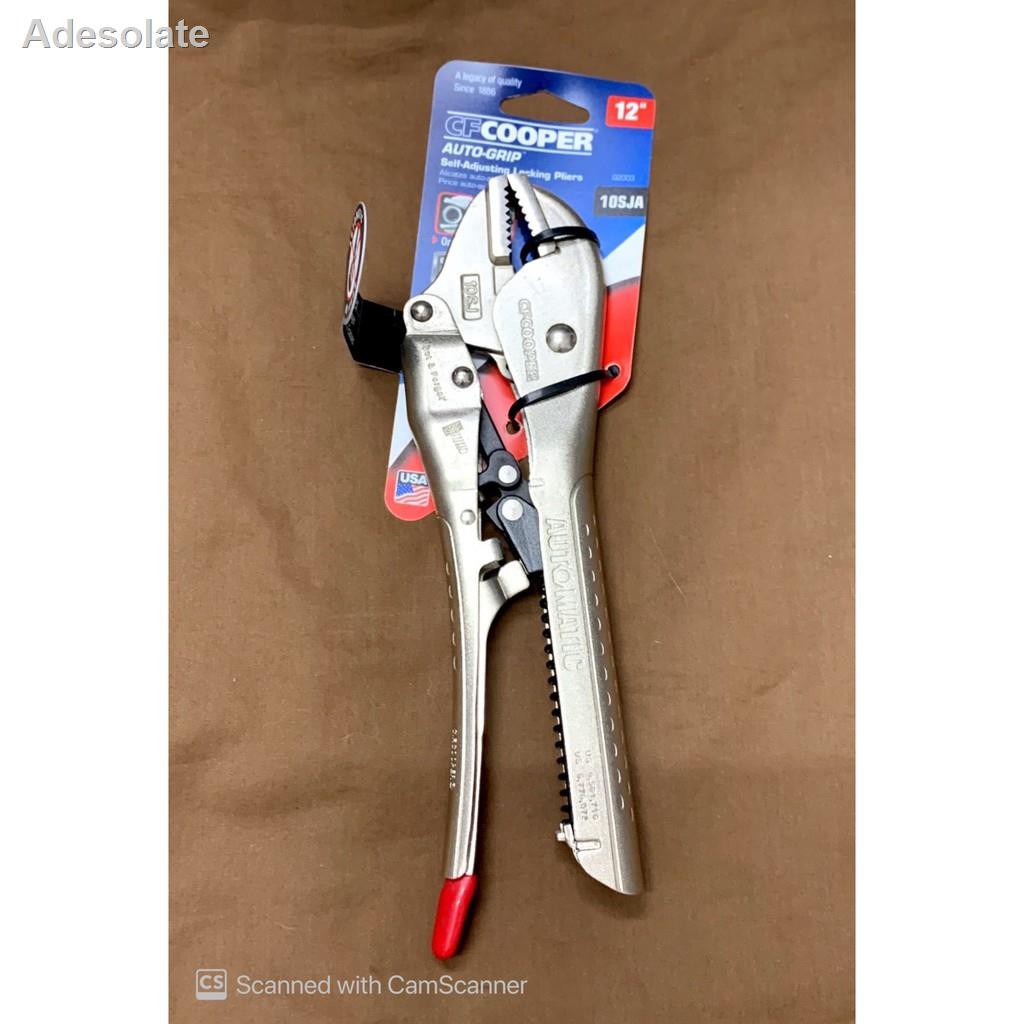 🐝คุณภาพสูง🐝卍♦คีมล็อคออโต้ปากตรง 12" CF Cooper **มีเก็บเงินปลายทาง**