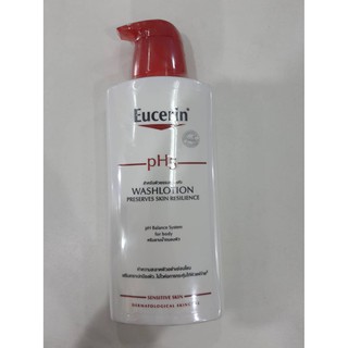 Eucerin PH5 Washlotion 400 ml ครีมอาบน้ำสำหรับฟื้นบำรุงเกราะปกป้องผิวให้แข็งแรง